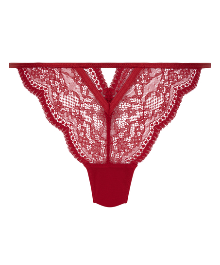 Slip br&eacute;silien Isabelle, Rouge