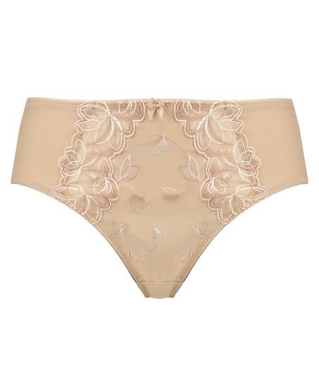 Slip taille haute Diva, Beige