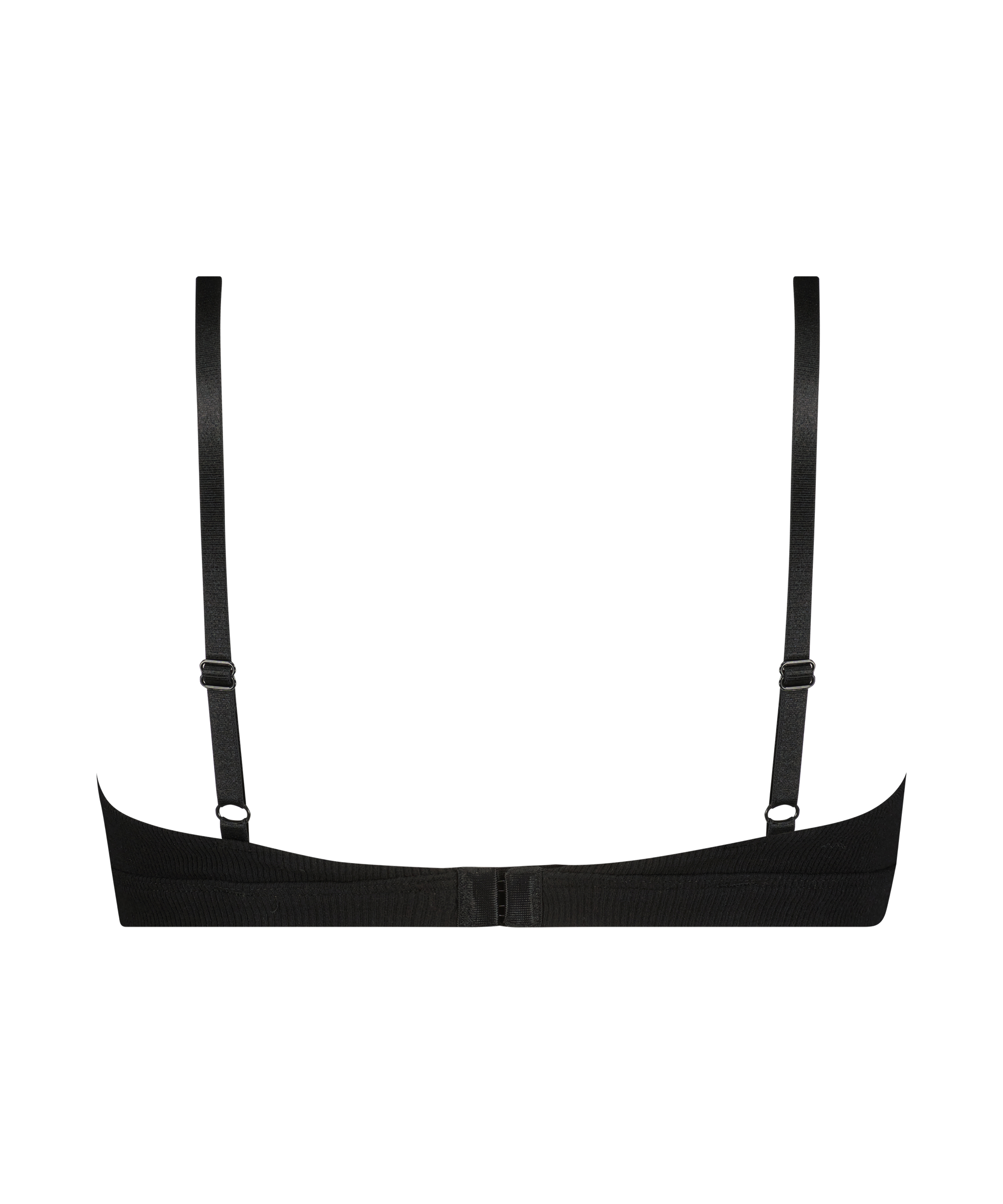 Bralette Rib Baddie, Zwart, main