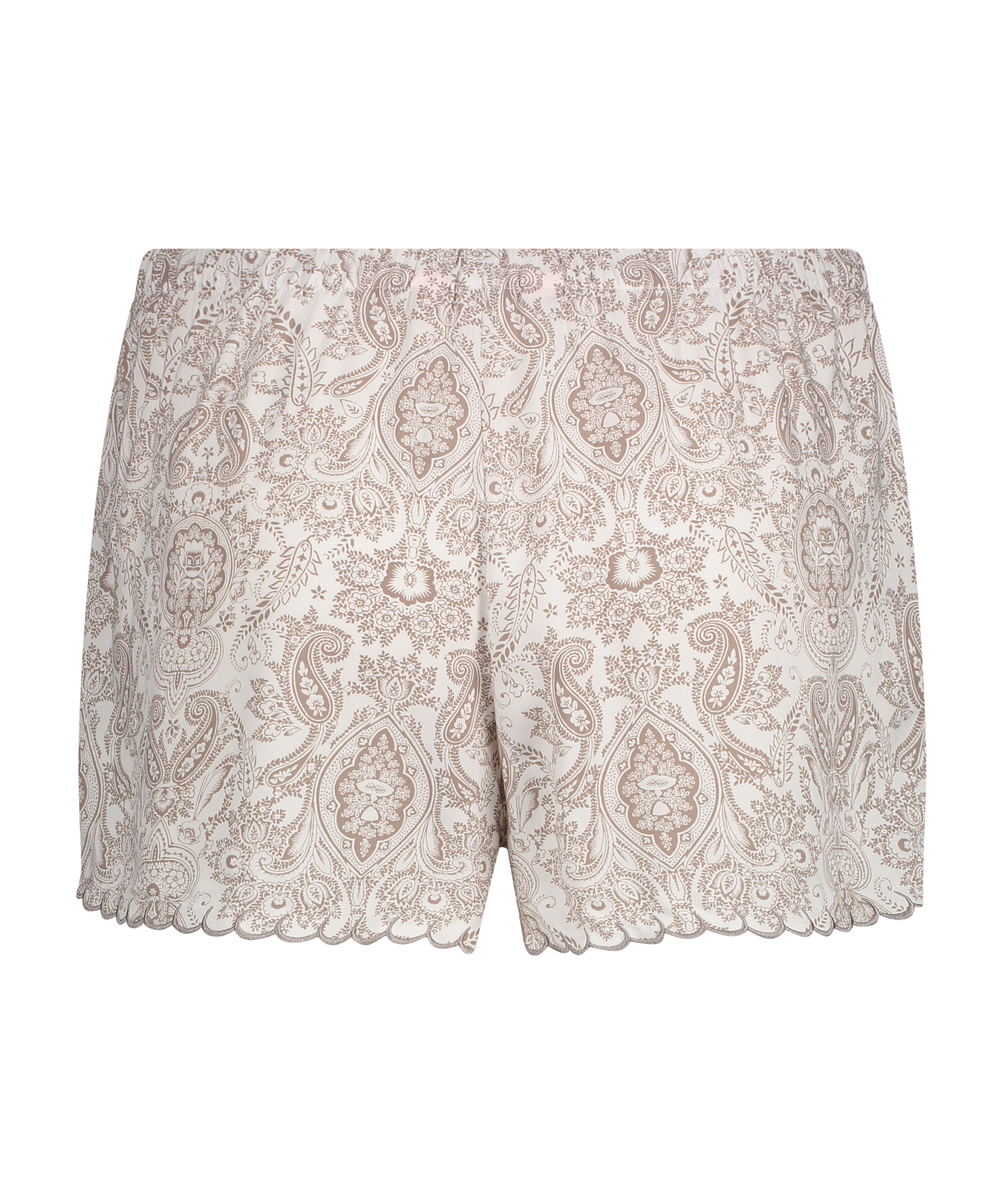 Short de pijama, Blanc, main