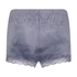Shorts Velours Lace, Grijs
