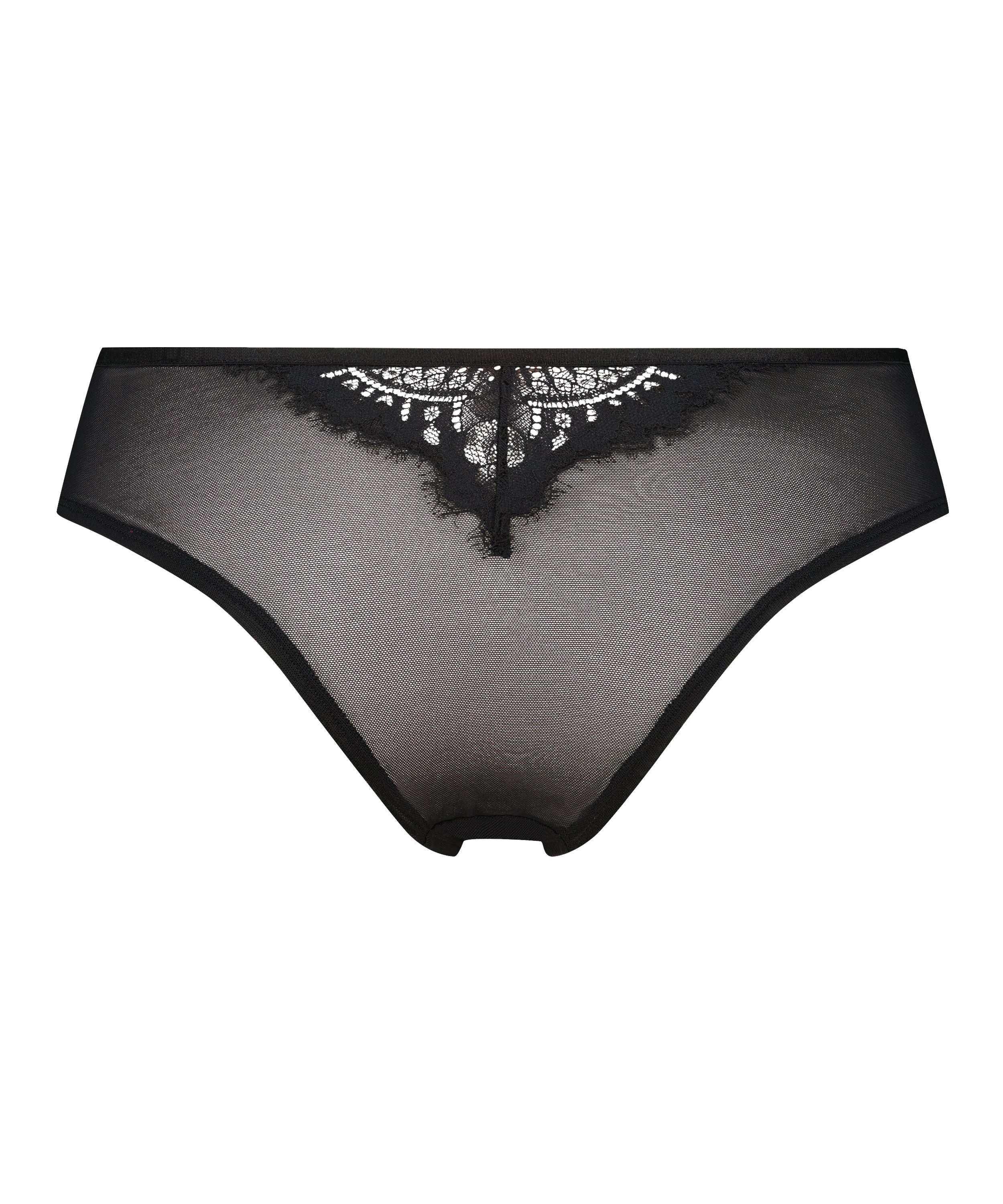 Slip br&eacute;silien Sia, Noir, main