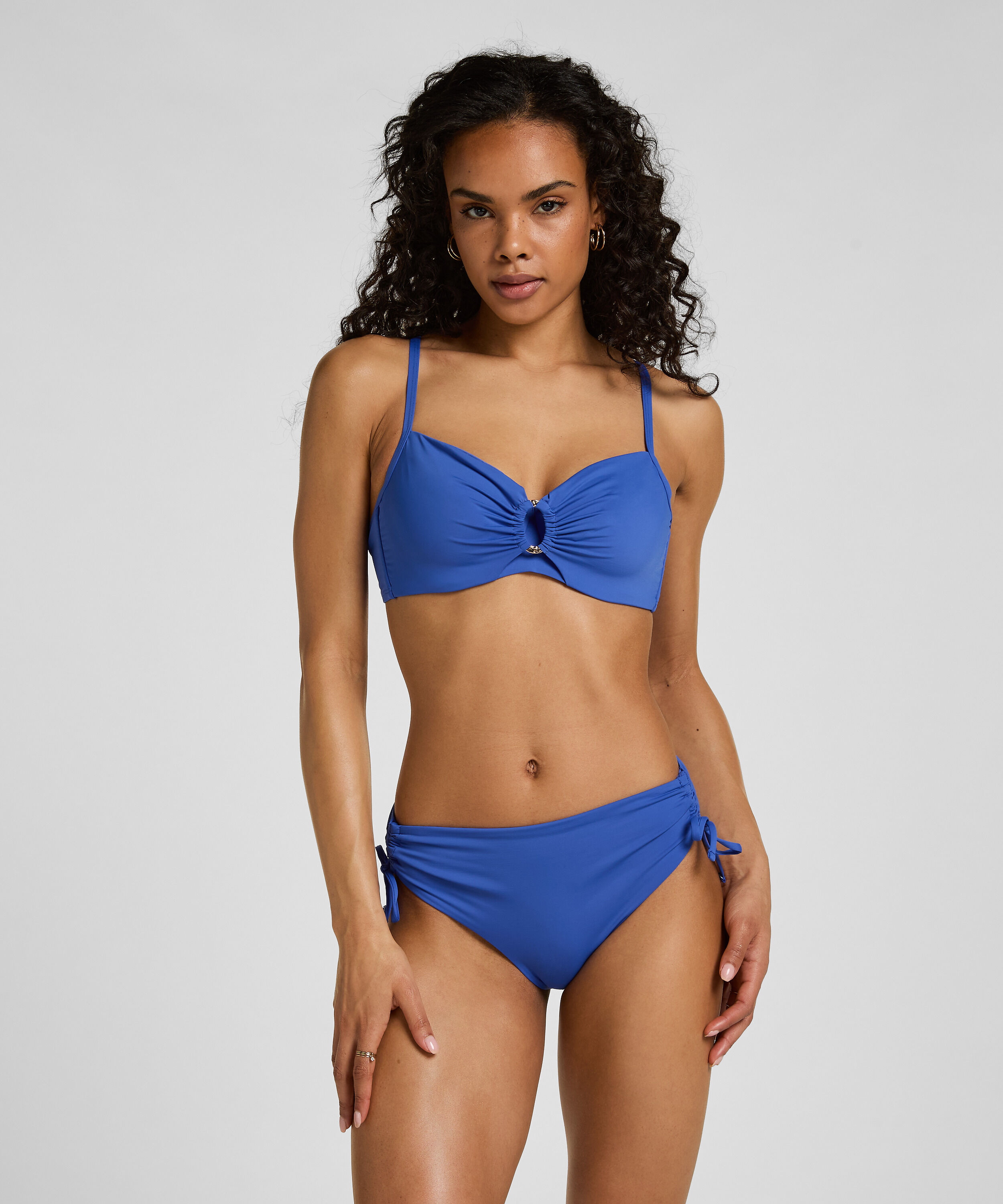 Midi Bikini Bottom Luxe, Bleu Midi Bikini Bottom Luxe, Bleu
