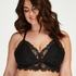 Bralette Olivia Curvy, Zwart