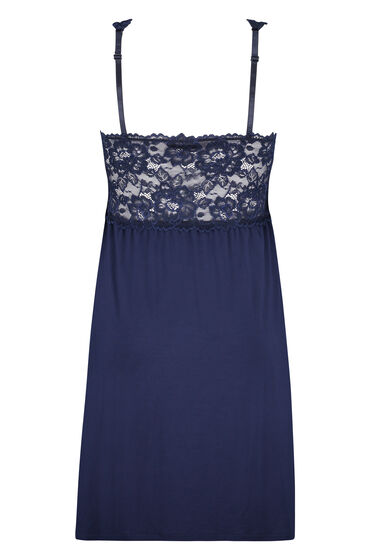 Hunkemöller Slipdress Nora Lace Blauw, foto 2
