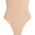 Naadloze corrigerend string met hoge taille, Beige
