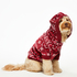 Fleece honden onesie, Rood