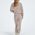 Pyjamaset met tas, Beige