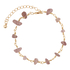 Stenen armband, Roze