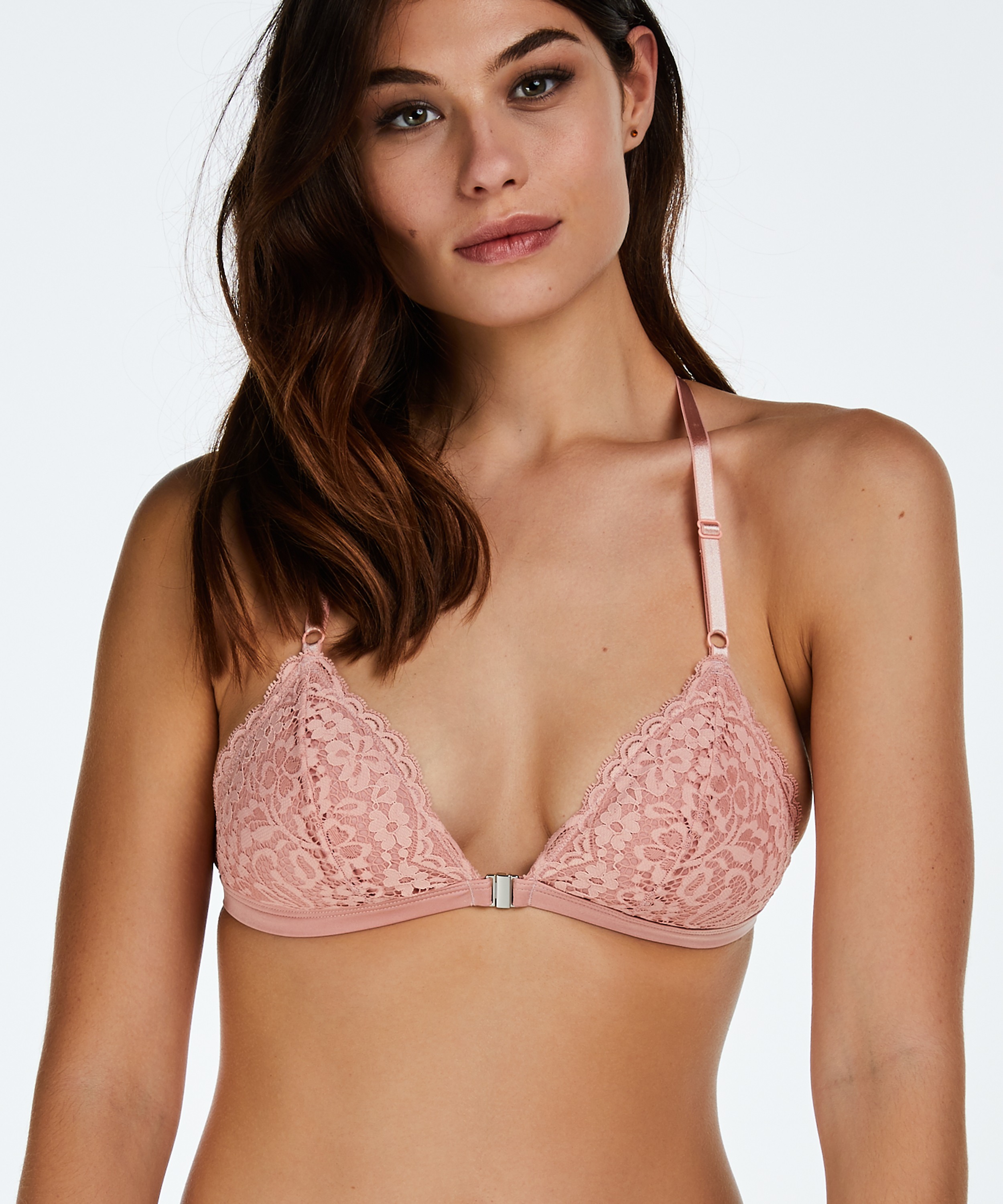 Voorgevormde triangle bralette Marina, Roze, main