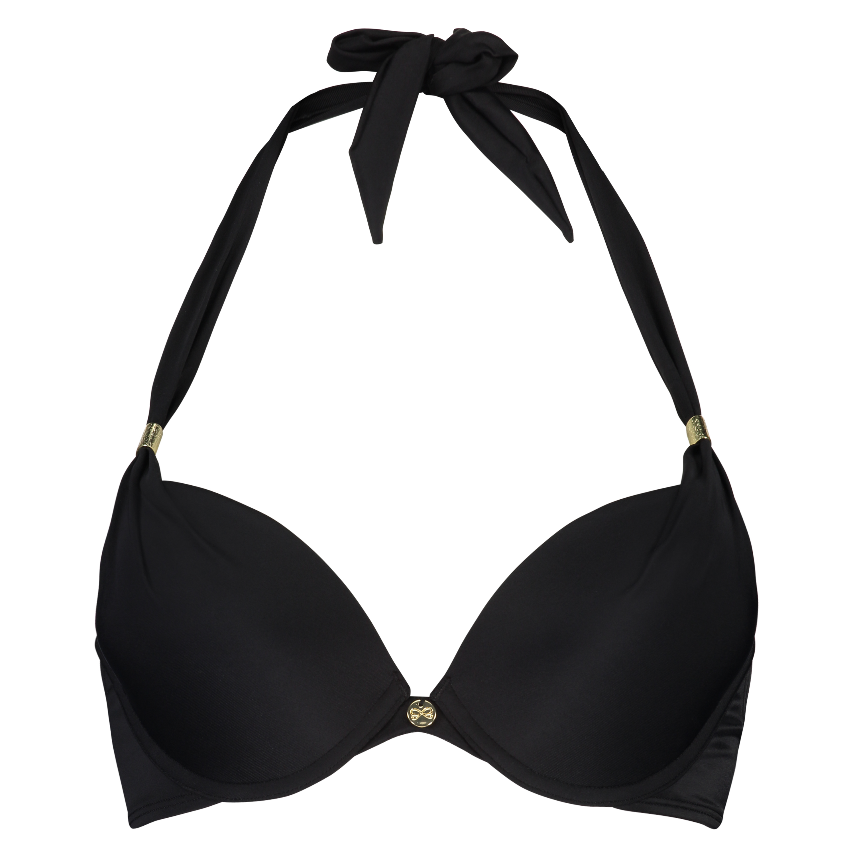 Voorgevormde push-up bikinitop Sunset Dream, Zwart, main