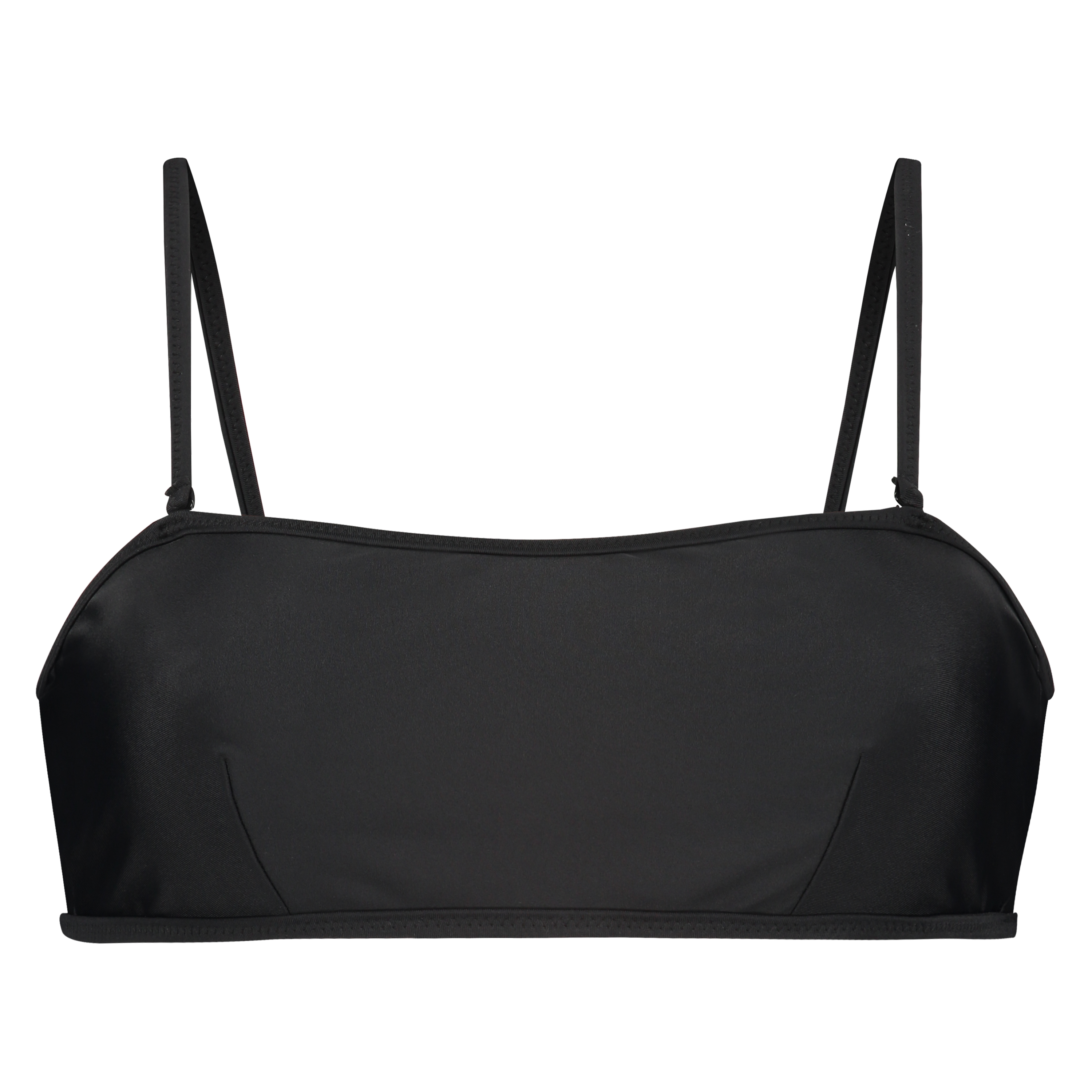Top de bikini bandeau Haze, Noir, main