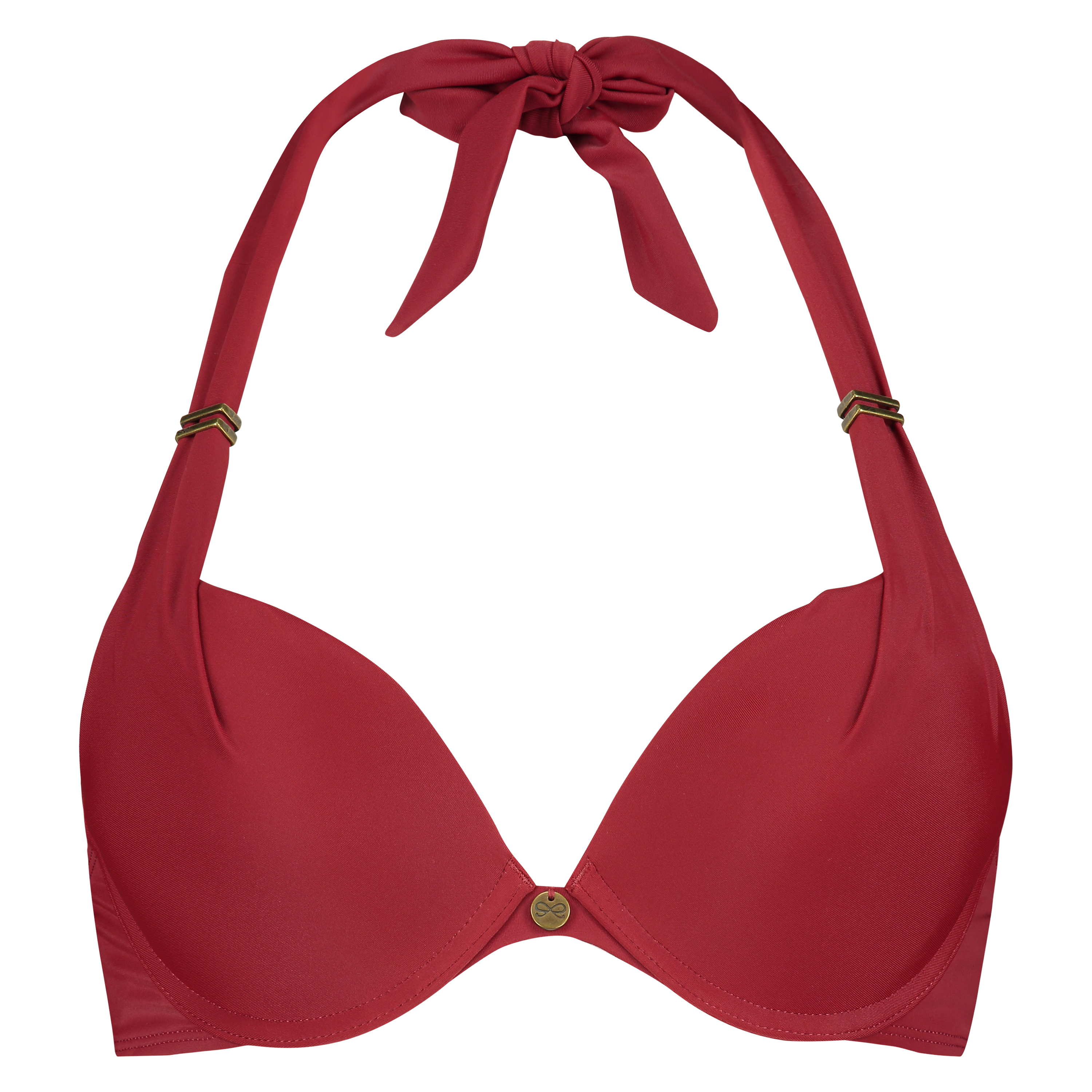 Voorgevormde push-up bikinitop Sunset Dream, Rood, main