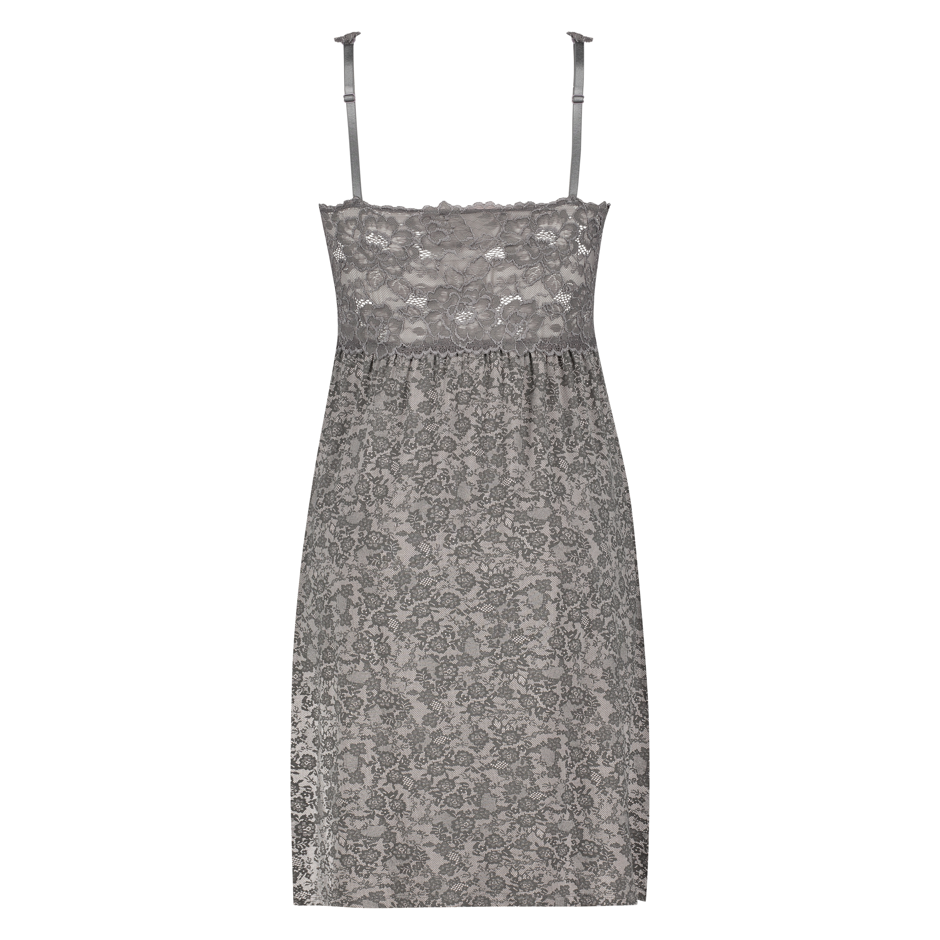 Slipdress Modal lace, Roze, main