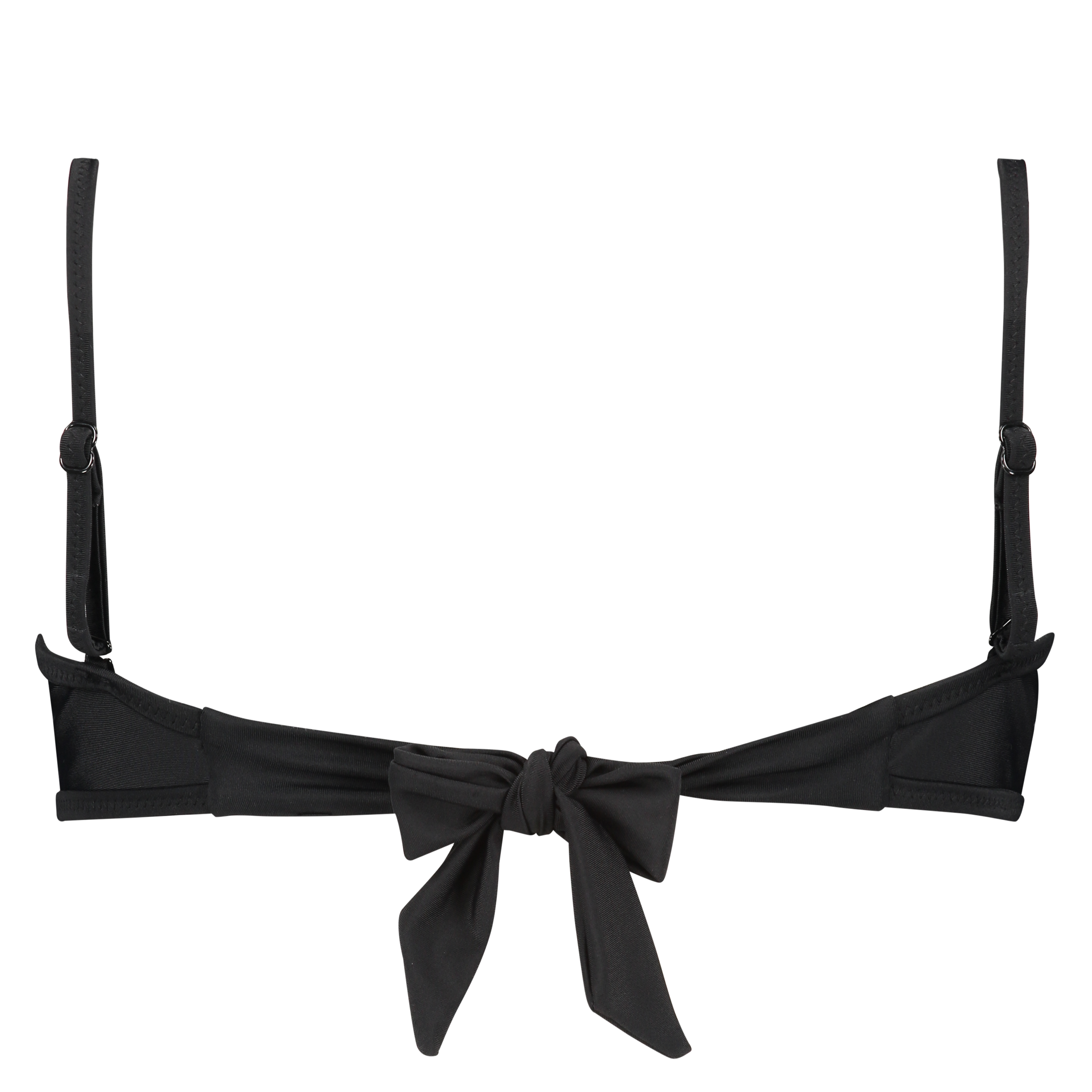 Top de bikini bandeau Haze, Noir, main