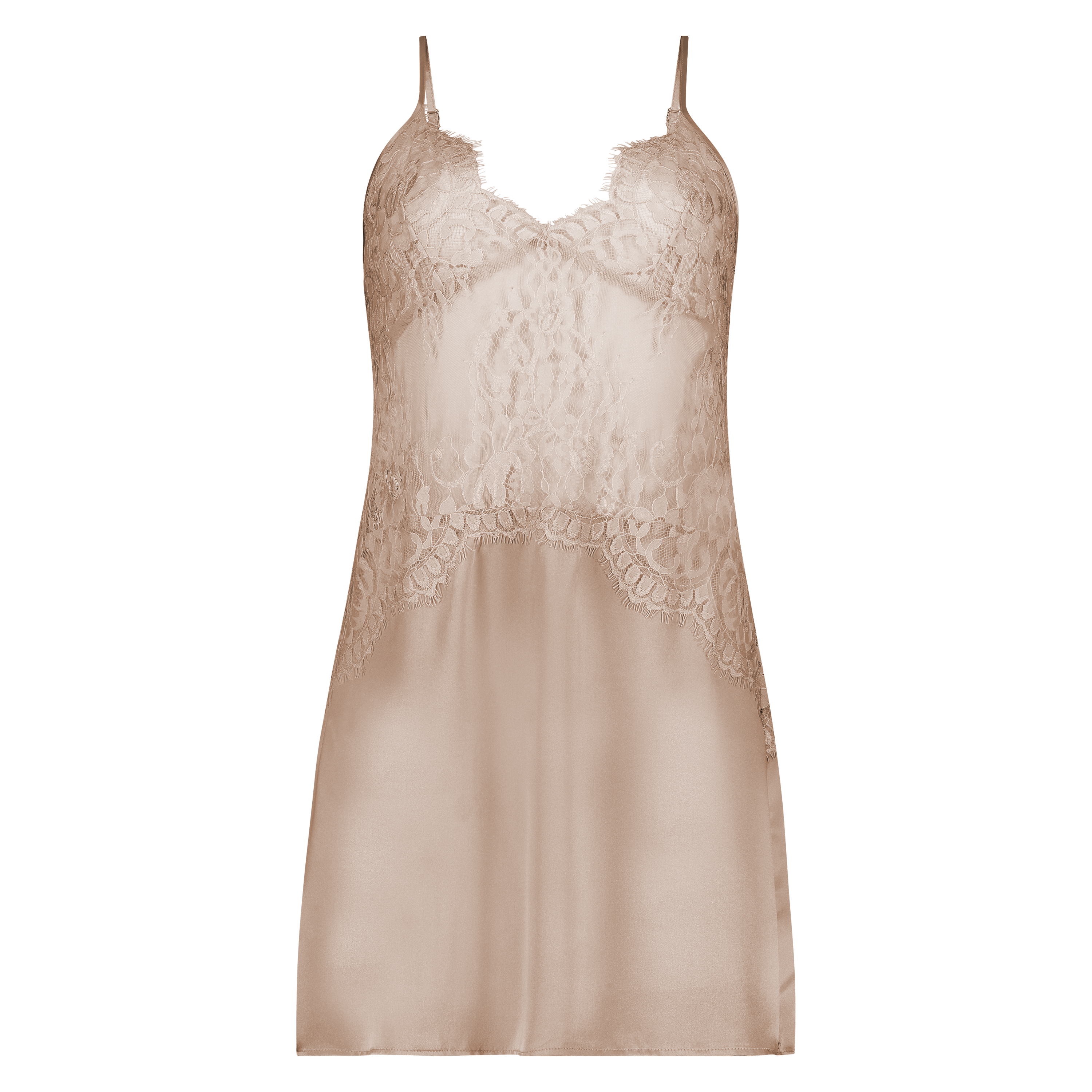 Slipdress Zijde, Huidskleur, main