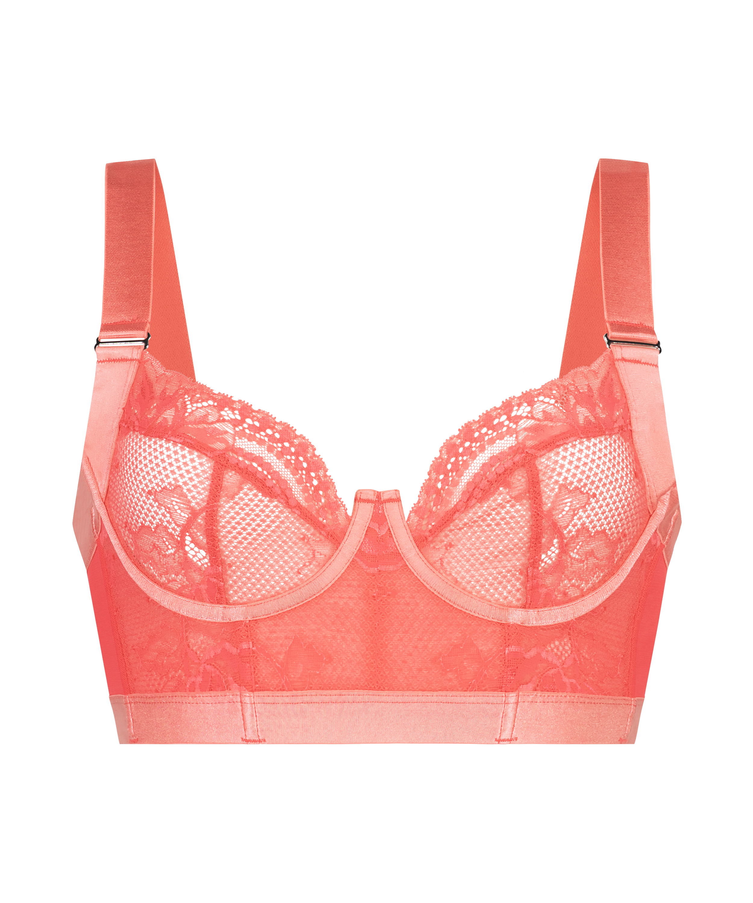 YOURS - Soutien-Gorge Rose Dentelle à Armatures Rembourré | Yours Clothing