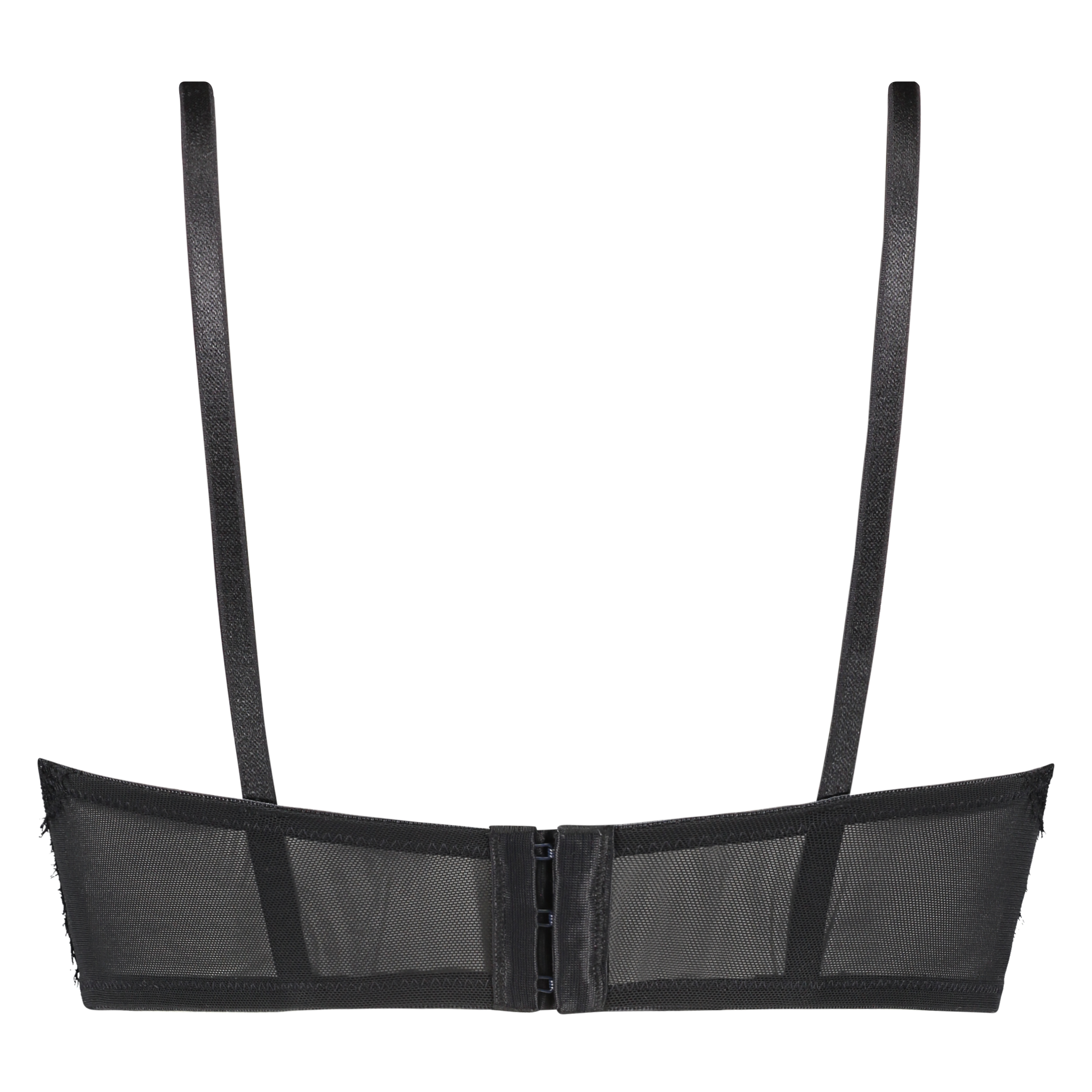 Voorgevormde longline beugel bh Valentina, Zwart, main