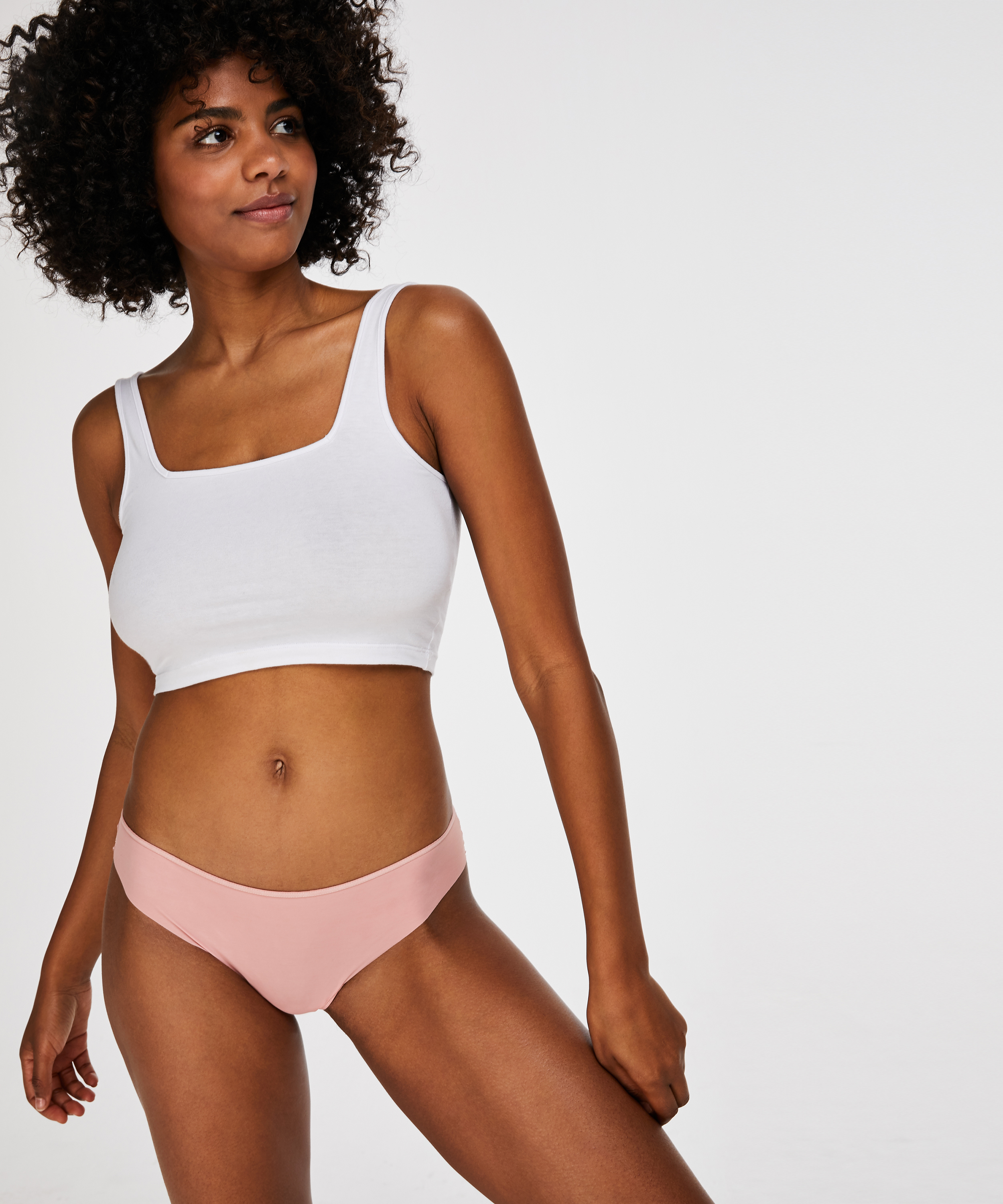 String Invisible Lace back, Rose, main