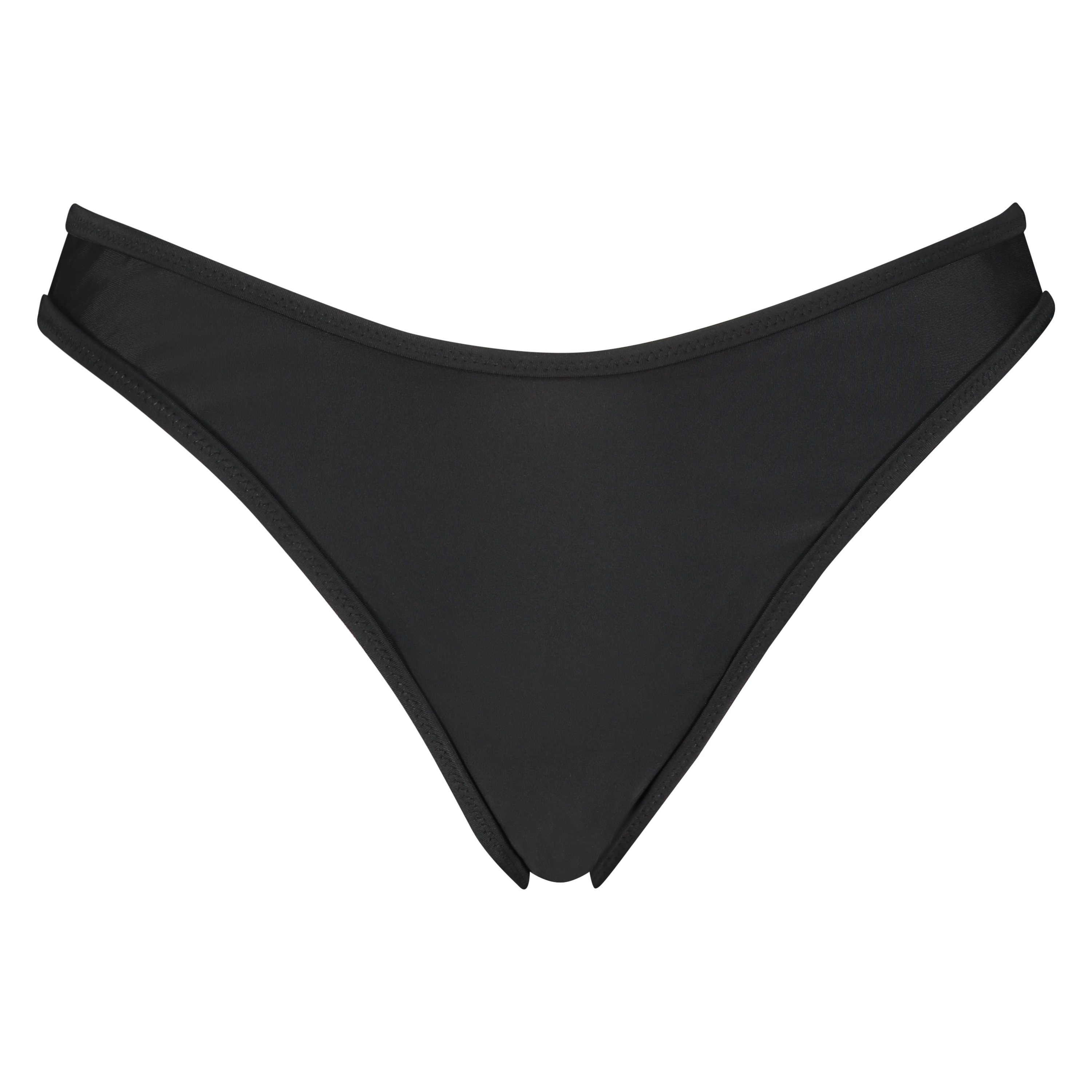 Bas de bikini taille haute Haze, Noir, main