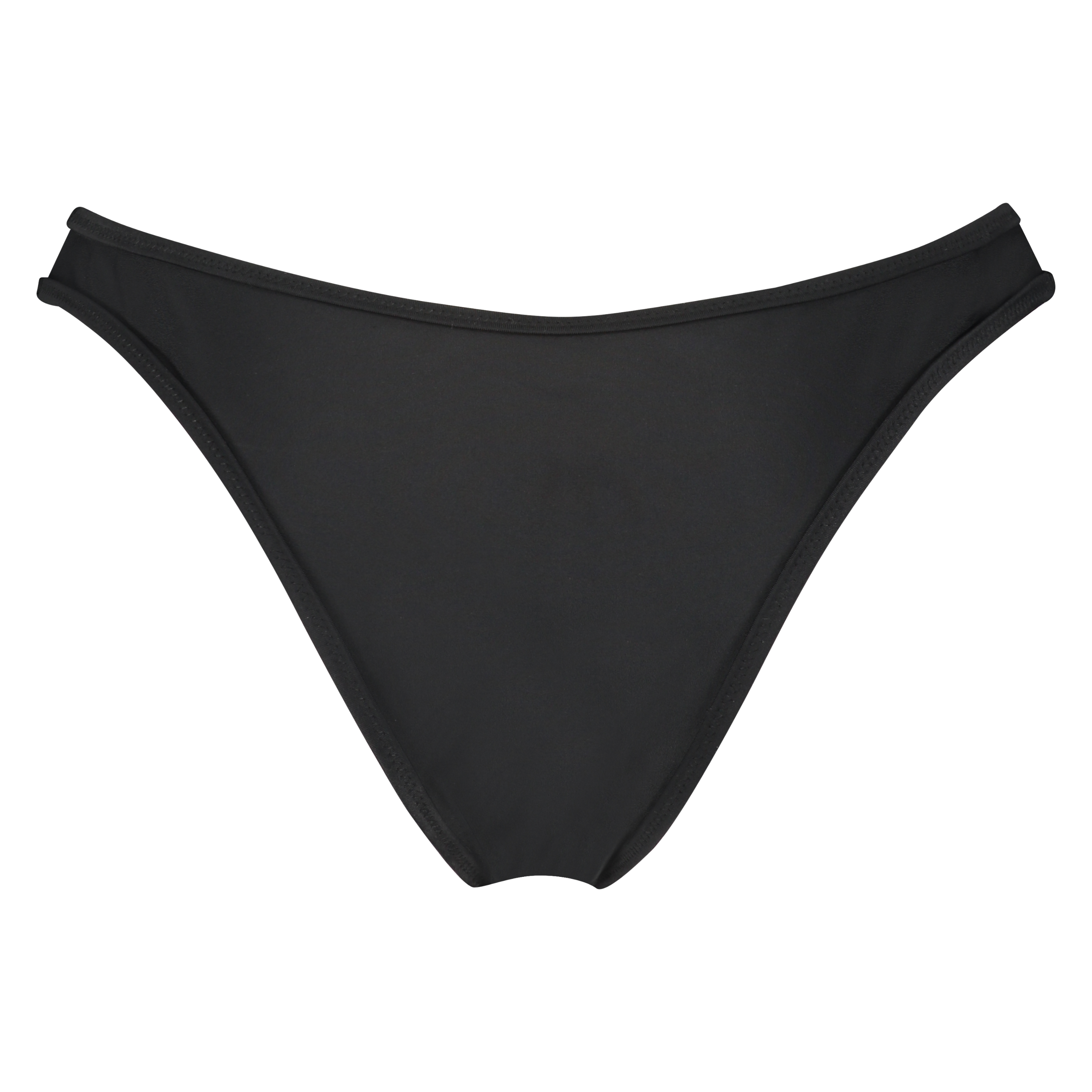 Bas de bikini taille haute Haze, Noir, main