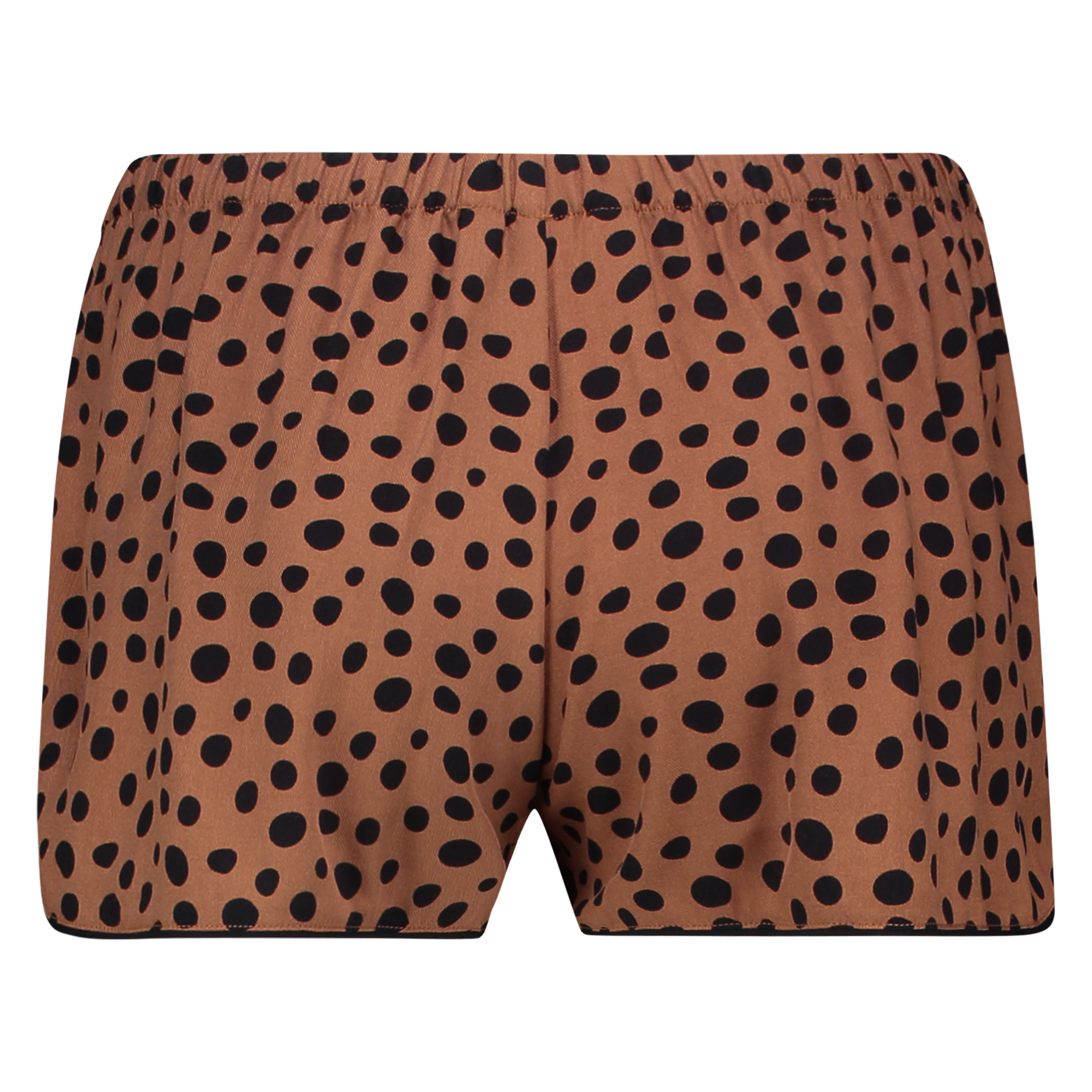 Short de pyjama, Brun, main