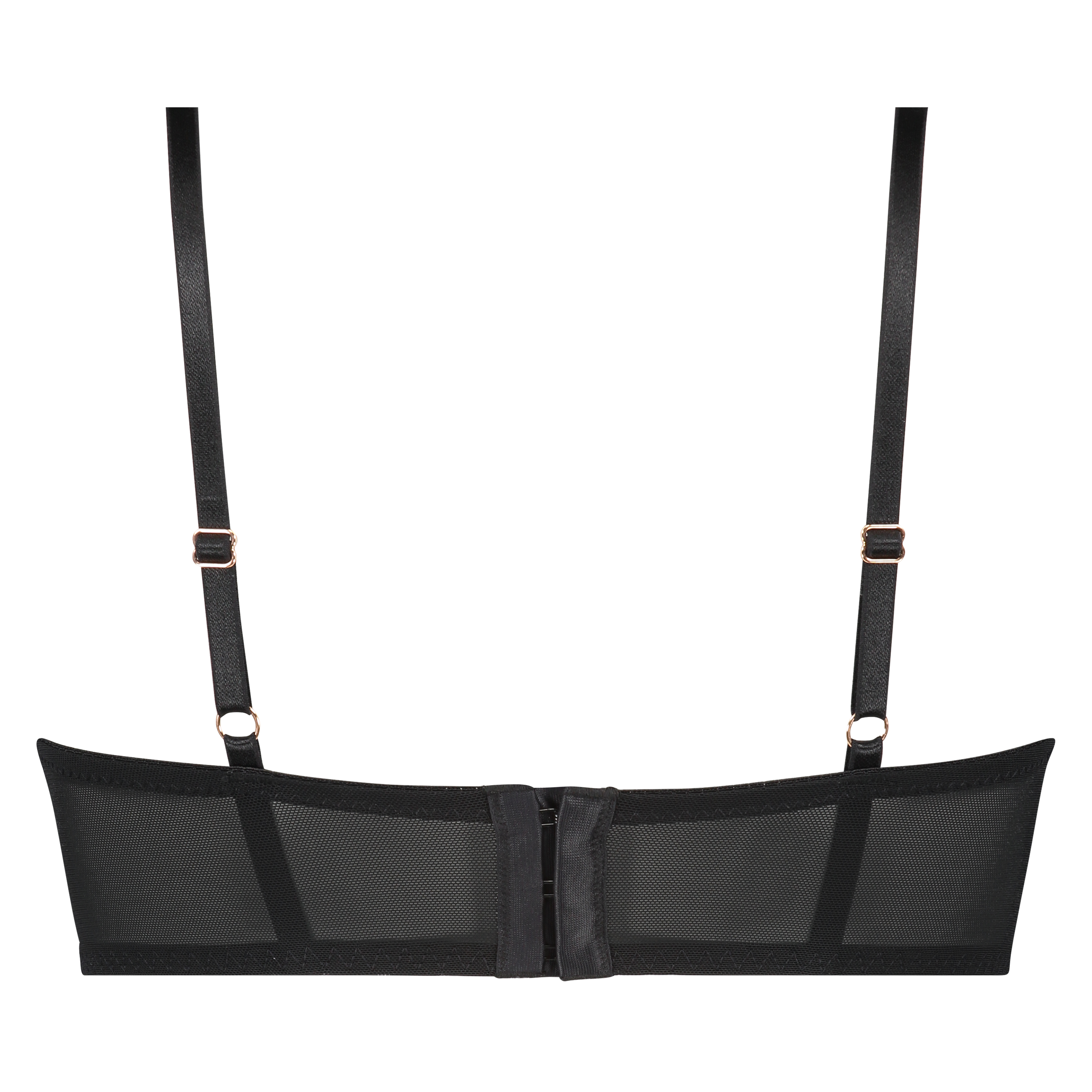 Voorgevormde longline beugel bh Mara, Zwart, main