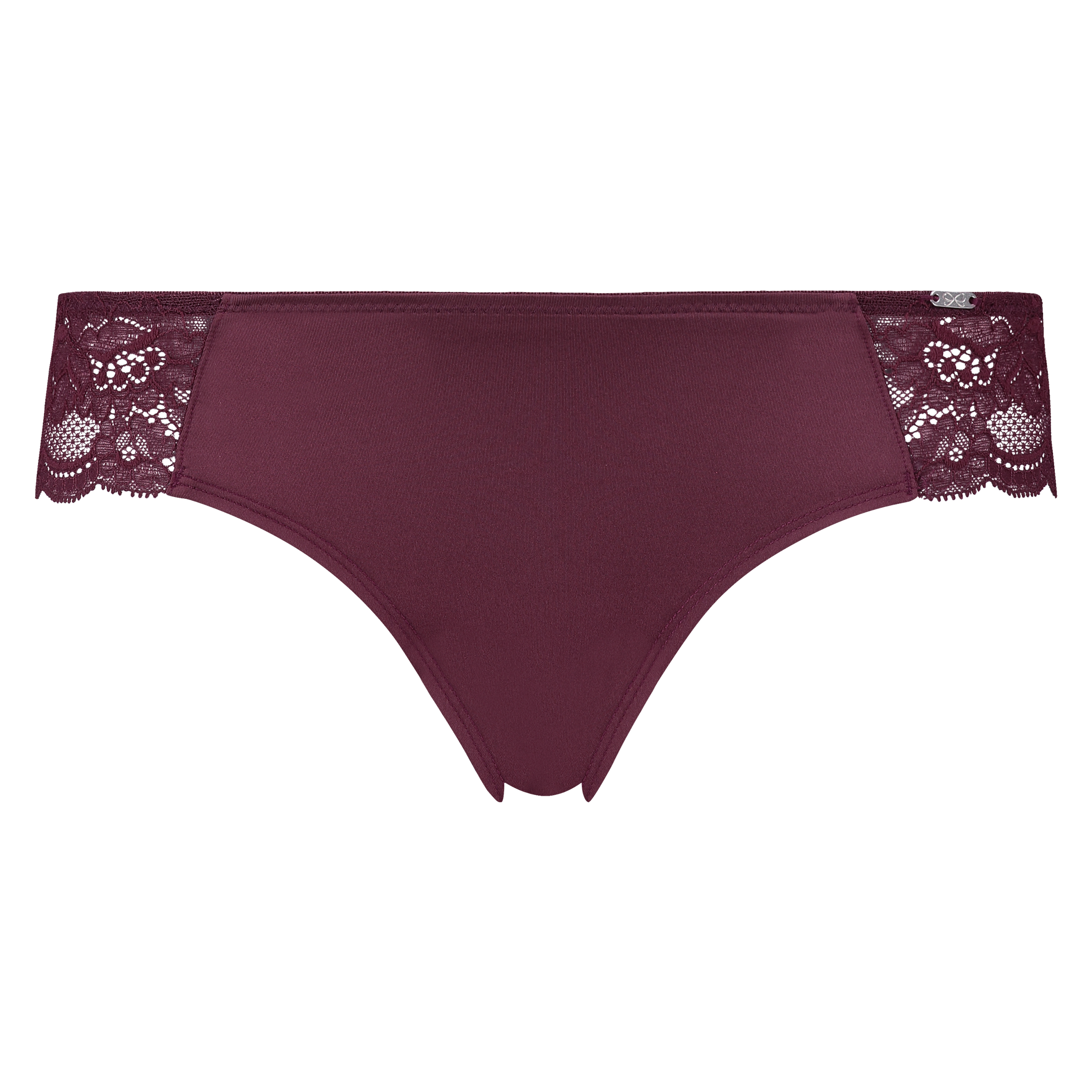 Slip br&eacute;silien Angie, Rouge, main