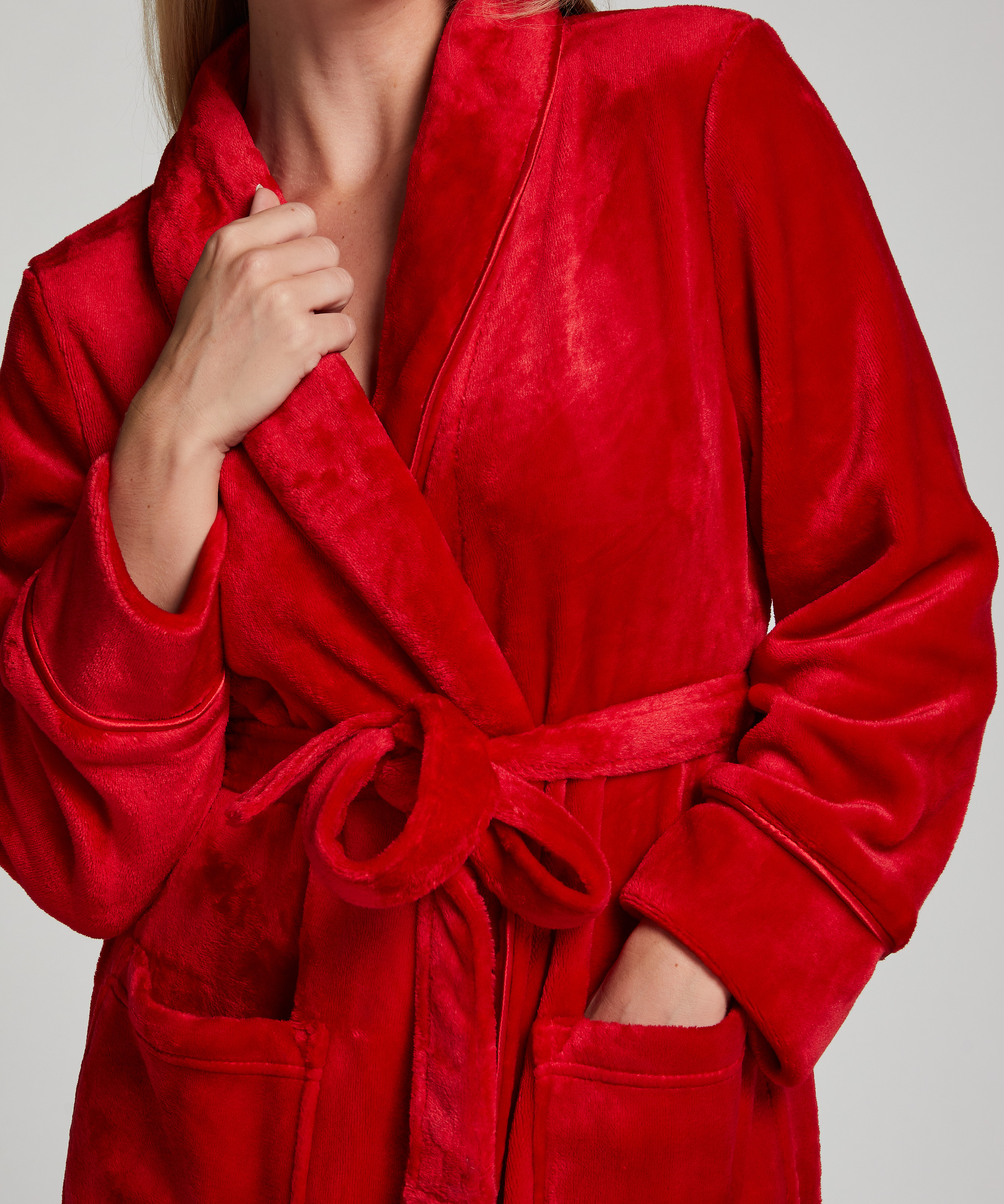 NEXT Meisje Zacht aanvoelende fleece badjas
